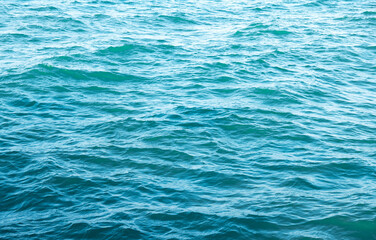 Blue sea water background texture