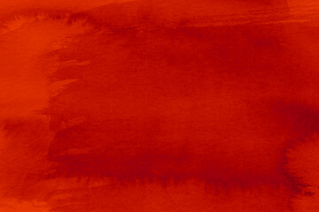 Red abstract background in watercolor style