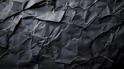 Black background paper surface texture