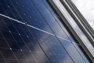 solar panels detail close up
