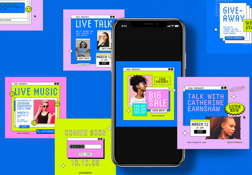 Retro Window Computer Instagram Post