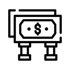 Icon Money With Style Outline