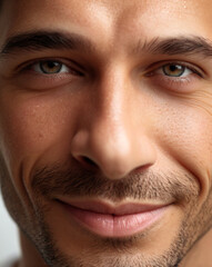 Obraz premium Man expressing love and affection, eyes sparkling, and a soft smile