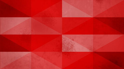Red Seamless Triangular Pattern with Frosty Texture	