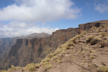 Amphitheatre view in Royal Natal National Park, Drakensberg, South Africa