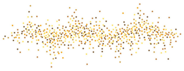 GUIRLANDE DE PETITES ÉTOILES JAUNES DORÉES