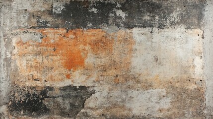 Textured Wall with Weathered Surface and Color Variations