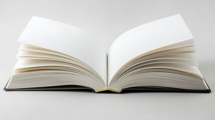 Fototapeta premium Open blank business process book