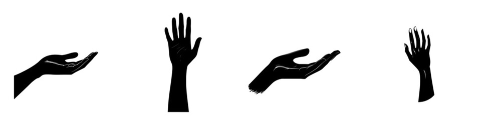 Obraz premium The person in protection icon is a modern design illustration template