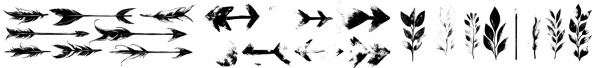 A set of pencil lines, scribbles, circles, cross outs, and underlines. Modern doodles with crayons, pencils, and brushes.