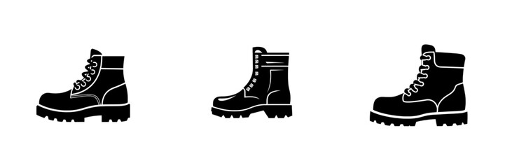 Stylish and solid icon for safe shoes