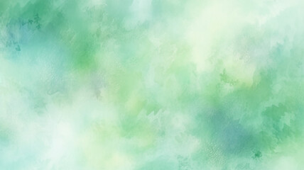 abstract blurred light watercolor fresh green eco background.