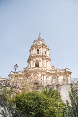 Obraz premium cathedral in the old town of Modica in Sicily