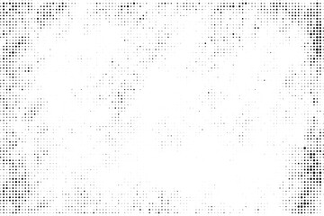 Black and white grunge halftone pattern texture background
