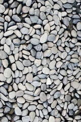 Close up shot of gray gravel texture background