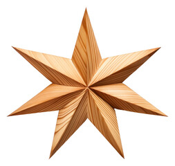 Obraz premium PNG Christmas star wood white background simplicity.