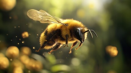 Bumblebee in Flight