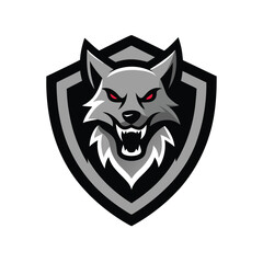 Wolf Mascot Logo Design - Vector Illustration
