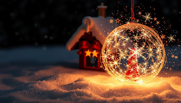 Magical Christmas Orb: Winter Wonderland Enchantment
