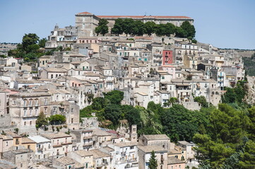 Fototapeta premium view of the city of Ragusa Ibla in Sicily