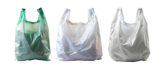 Naklejka premium Plastic Bag Supermarket on isolate white background