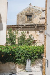 Fototapeta premium street in the town of Sambuca in Sicily