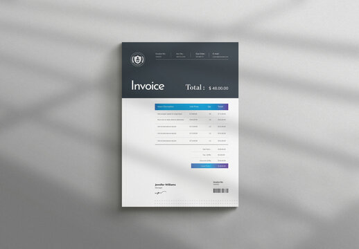 Creative Minimal Invoice