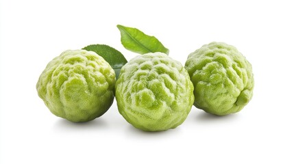 Fototapeta premium Bergamot fruit isolated on a white background