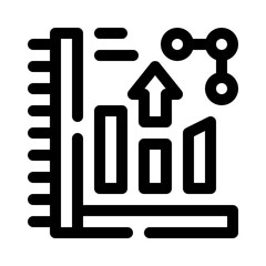 Business Graph line icon
