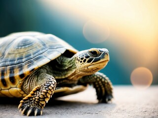 Obraz premium turtle on the rocks