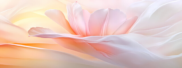 Fototapeta premium Abstract Tulip in Dreamlike Motion