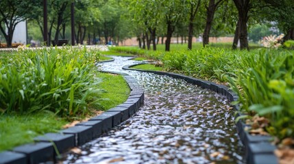 Eco friendly urban drainage solutions for effective water management