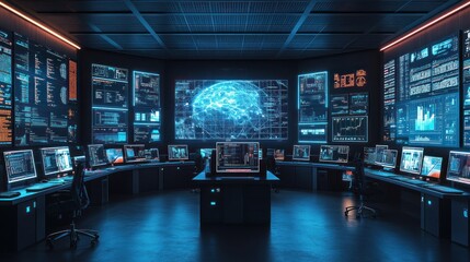 Cybersecurity Control Room