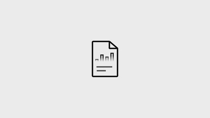 search document icon vector isolated