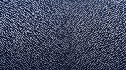 Blue textured leather background. Close up shot of textured leather