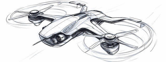 High-Tech Drone Conceptual Design