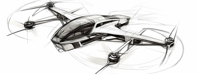 High-Tech Drone Conceptual Design