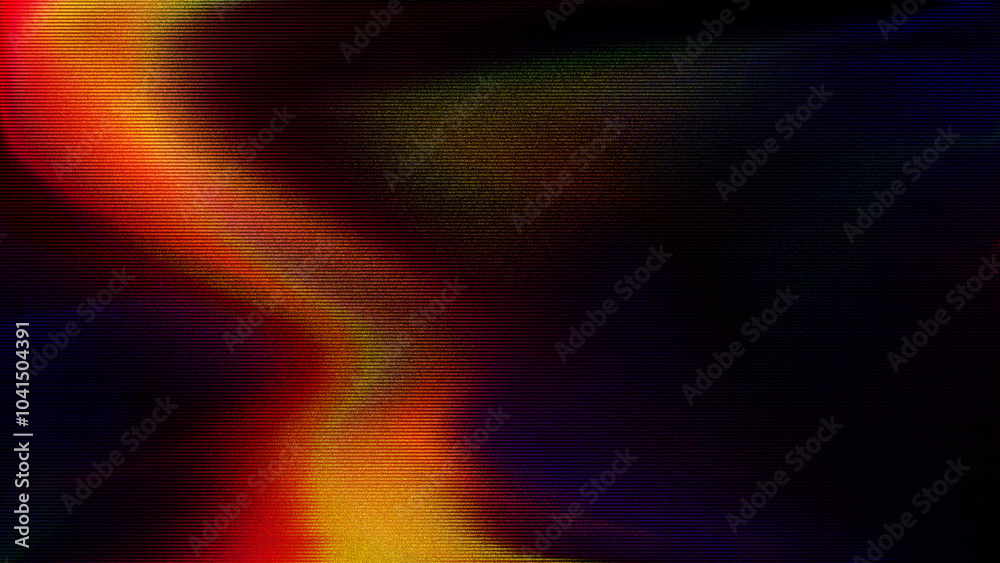 Wall mural digital grain texture overlay effect. visual video effects stripes background, glitch noise static t