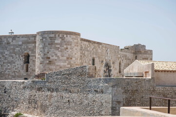 old fortress in Syracuse in Sicily
