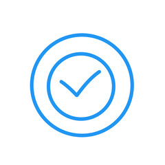 blue check mark icon