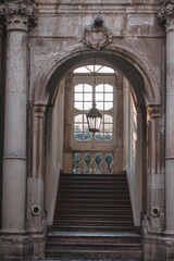 entrance to the palace in Syracuse in Sicily