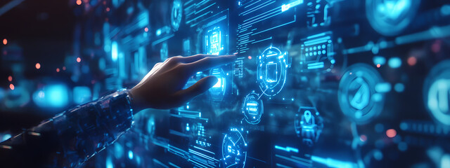 Futuristic Digital Interaction