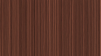 Closeup of brown corduroy fabric texture, textile background, detail of striped cotton cloth