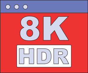 HD  4k 8k 동영상 화질