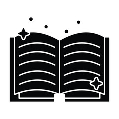 book icon vector on white background