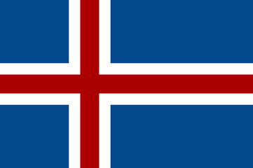 Obraz premium flag of iceland
