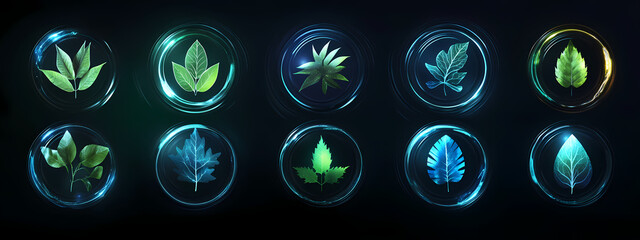 Futuristic Environmental Dashboard