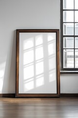 Empty frame in sunlight