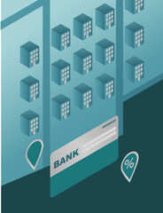 bank card poster