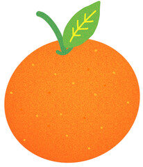 illustration of an orange